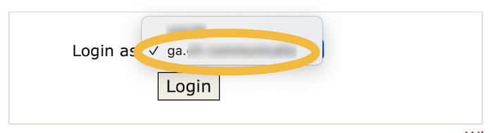 Illustration of EGA being selected.